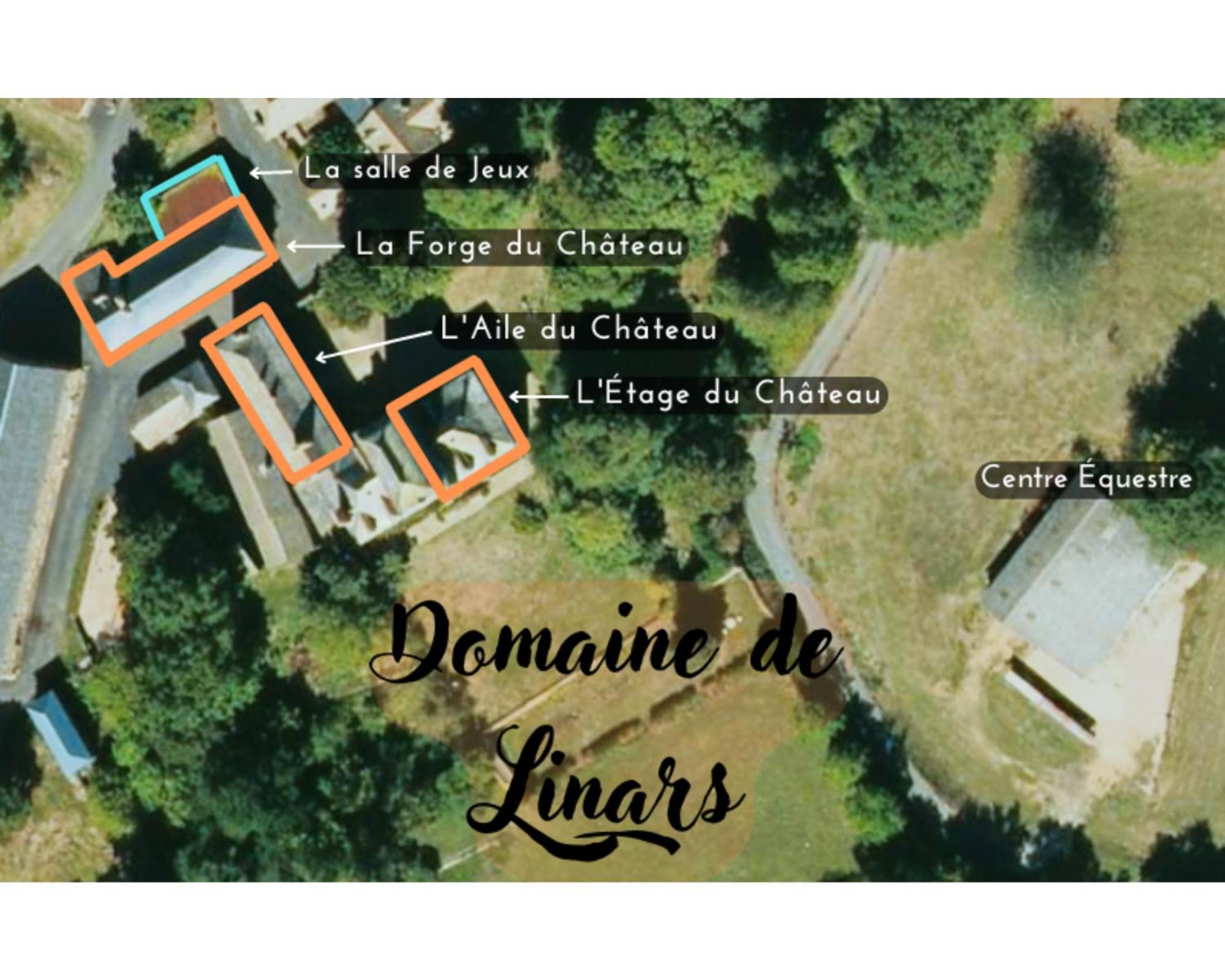 Le Domaine De Linars - L'Aile Du Chateau Villa Le Truel Luaran gambar